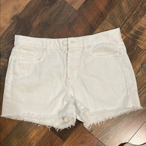 Seven for all mankind white shorts women